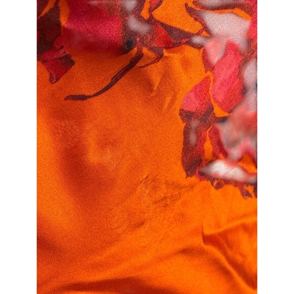 NBD Nicolette Gown in Orange Floral XSmall New Womens Maxi Long Dress - Picture 7 of 10